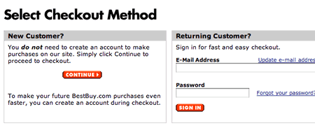 Bestbuy checkout sign-in